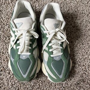 New Balance Green and Gray Athletic Shoes